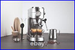 Espresso Portafilter Coffee Machine with milk frother 20 bar by BEEM