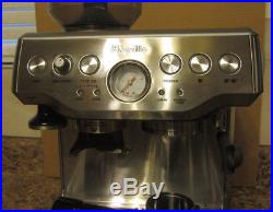 Excellent Breville BES870XL Barista Express Espresso Coffee Machine Works Great