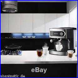 Excelvan Italian Style Espresso Coffee Machine Dual-Shot Drinks Maker 15Bar 1.6L
