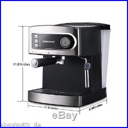 Excelvan Italian Style Espresso Coffee Machine Dual-Shot Drinks Maker 15Bar 1.6L