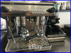 Exobar g10 commercial coffee machine 2 group espresso less than one year use