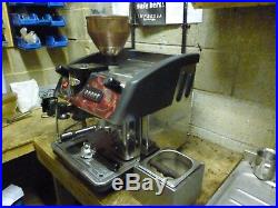 Expobar 1 group compact espresso system with integeral1 kilo grinder and knockbo