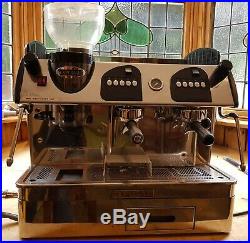 Expobar 2 Gang Espresso Coffee Machine integrated grinder and knock box & filter