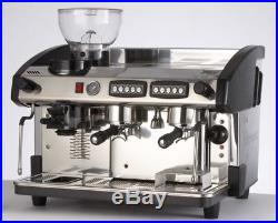 Expobar Elegance 2Group Espresso Machine with Integrated Grinder + infrico Stand