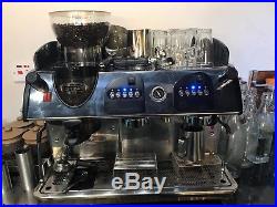 Expobar Markus 2 Group Plus commercial espresso coffee machine with grinder