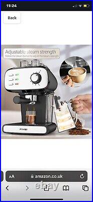 FEMEI Espresso Pressure Coffee Milk Drink Machine Maker + Frother Z107