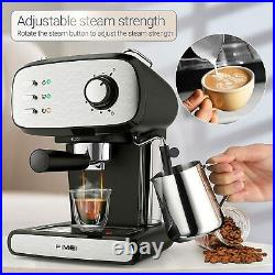 FIMEI 20 Bar Automatic Espresso Coffee Machine With Foaming Milk Frother Wand