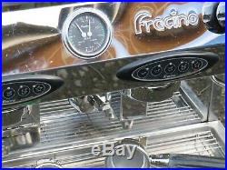 Fracino Bambino 2 Group Espresso Coffee Machine full chrome model