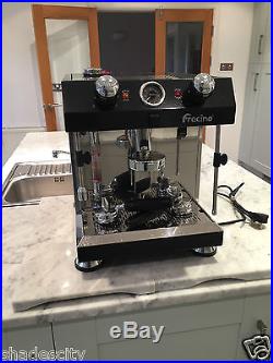 Fracino'Little Gem' Espresso Coffee Machine Black & Stainless Steel Must See