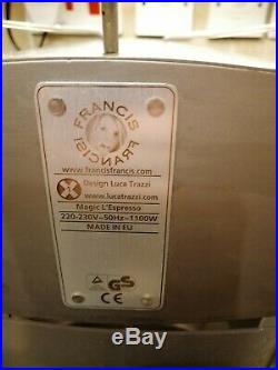 Francis Francis X1 2nd Gen espresso machine ground coffee or capsule Illy 220v