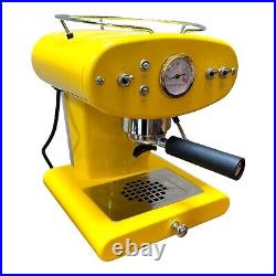 Francis Francis X1 Espresso Coffee Machine Yellow Excellent Condition