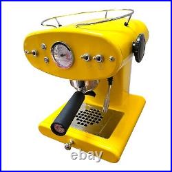 Francis Francis X1 Espresso Coffee Machine Yellow Excellent Condition