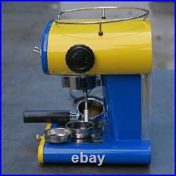 Francis Francis X1 Espresso Machine in Blue and Yellow