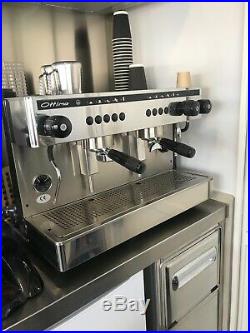 Full Espresso Coffee Machine and Ice Cream Freezer Equipment Start Up