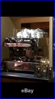 Fully working Francino 2 group espresso machine/Fracino grinder/Water softener