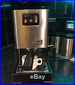 GAGGIA CLASSIC Espresso Coffee Machine with Frother / Steamer in Stainless Steel