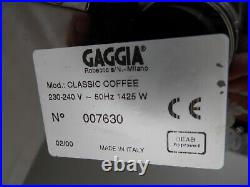 GAGGIA Classic Espresso Coffee Machine & Accessories GOLD GWO Free UK Post