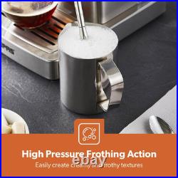 GEEPAS 20 Bar Espresso Coffee Machine & 200W Coffee Spice Grinder Combo Set