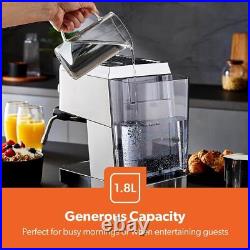 GEEPAS Espresso & Cappuccino Coffee Machine with Milk Frother 15Bar 1140W Silver