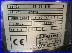 G. Bezzera Italy BZ 02 BZ02 Espresso Coffee Machine Maker Needs Work