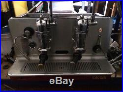Gaggia 2 group lever gas dual fuel espresso machine, off grid coffee making