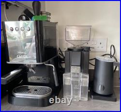 Gaggia Baby Espresso Machine + Eureka Mignon Grinder + Subminimal Nanofoamer Kit