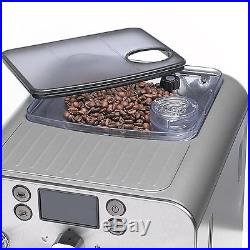 Gaggia Brera Bean to Cup Espresso Coffee Machine With Milk Frother Silver