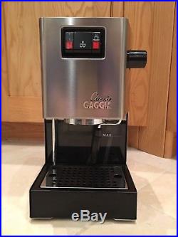 Gaggia CLASSIC Manual Espresso Coffee Machine, with Milk Frother