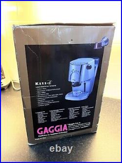 Gaggia Caffitaly Grey Silver K111-d Espresso Pod Coffee Machine Steam Wand NEW
