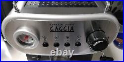 Gaggia Carezza Deluxe Manual Espresso Coffee Machine Maker Black & Silver