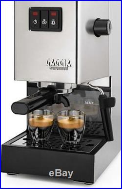 Gaggia Classic 2015 Manual Espresso Coffee Machine Complete With Milk Frother