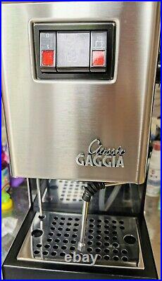 Gaggia Classic Coffee Machine 2011 1300w Upgraded parts & 9 bar OPV