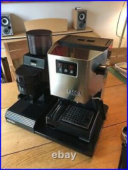 Gaggia Classic Coffee Machine and Gaggia MDF Grinder on genuine Gaggia base
