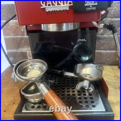 Gaggia Classic Evo Pro 2023 Expresso Coffee Machine In Excellent Condition. Red