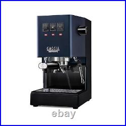 Gaggia Classic Pro Blue Manual Espresso Coffee Machine, Mid Night Blue