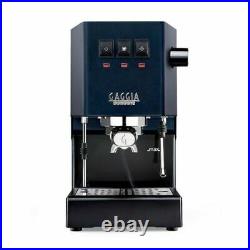 Gaggia Classic Pro Blue Manual Espresso Coffee Machine, Mid Night Blue