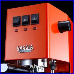 Gaggia Classic Pro Lobster Red Manual Espresso Coffee Machine 45 Year Special