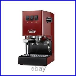 Gaggia Classic Pro Manual Espresso Coffee Machine, Cherry Red, RI9480/12