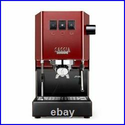 Gaggia Classic Pro Manual Espresso Coffee Machine, Cherry Red, RI9480/12