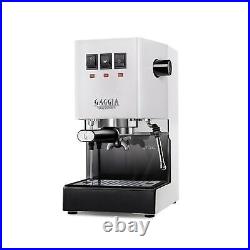 Gaggia Classic Pro White Manual Espresso Coffee Machine, Polar White