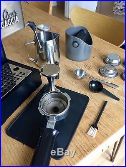 Gaggia Classic espresso coffee machine and kit