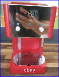 Gaggia Gran Gaggia Deluxe Coffee Machine, Red