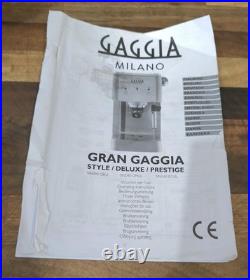 Gaggia Gran Gaggia Deluxe Coffee Machine, Red