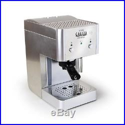 Gaggia Gran Prestige Manual Espresso Coffee Machine, 15bar, Stainless Steel