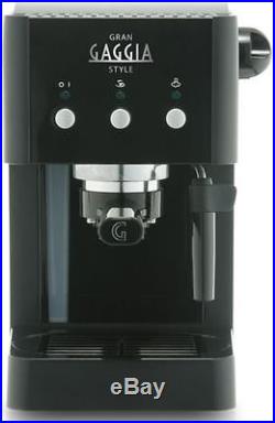Gaggia Gran Style Manual Coffee Machine Latte Espresso Cappuccino Warranty