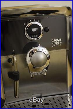 Gaggia Platinum Vogue Coffee \ Espresso Maker \ Machine. + New filter