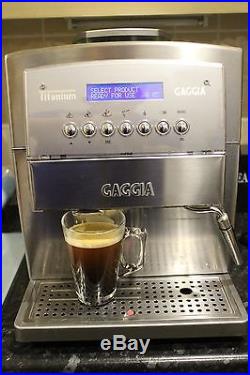 Gaggia Titanium Bean to Cup Espresso Coffee Machine