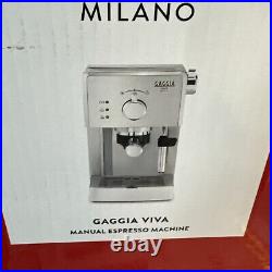 Gaggia Viva Chic Cappuccino Coffee Maker Espresso Manual- for Ground Coffee