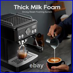 HIBREW Espresso Machine Set with Milk Frother for Cappuccino /Mocha/Macchiato UK