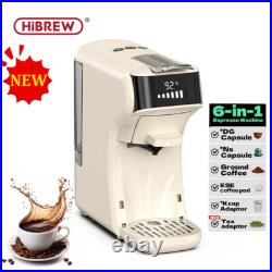 HiBREW H1B 6 in 1 Capsule Machine 600ml 20bar Hot/Cold Espresso Coffee Powder